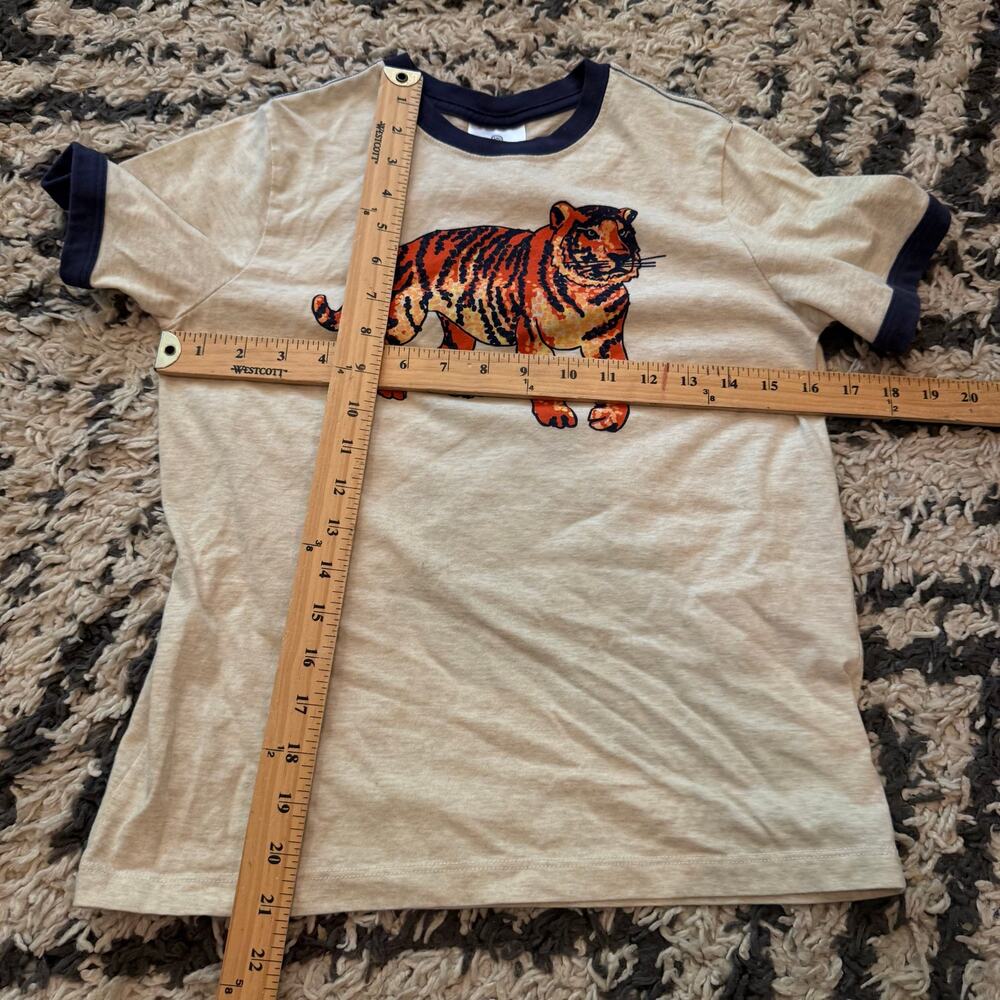 Hanna Andersson Tiger Ringer T Shirt Graphic Tee 140 10 Boys Girls - Picture 8 of 8